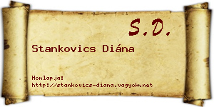 Stankovics Diána névjegykártya