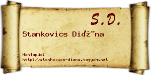 Stankovics Diána névjegykártya