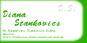 diana stankovics business card